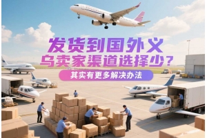 發貨到國外義烏賣家渠道選擇少？其實有更多解決辦法
