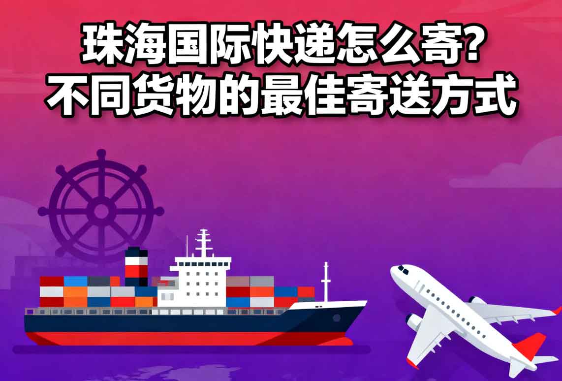 珠海國(guó)際快遞怎么寄？不同貨物的最佳寄送方式