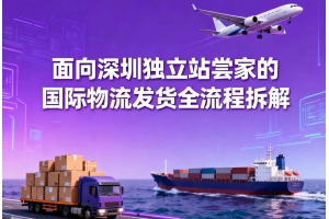 面向深圳獨(dú)立站賣家的國(guó)際物流發(fā)貨全流程拆解