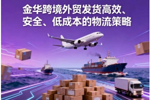 金華跨境外貿發貨高效、安全、低成本的物流策略