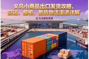 義烏小商品出口發貨攻略,空運、整柜、散貨物流渠道詳解