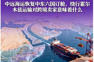 中遠海運恢復中東六國訂艙，繞行霍爾木茲運輸對跨境賣家意味著什么