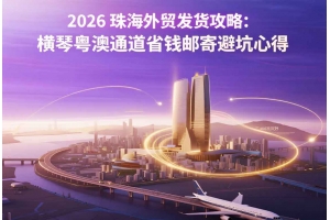 2026 珠海外貿(mào)發(fā)貨攻略：橫琴粵澳通道省錢郵寄避坑心得