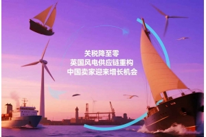 關稅降至零，英國風電供應鏈重構，中國賣家迎來增長機會