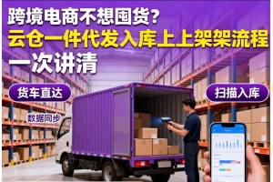 跨境電商不想囤貨？云倉一件代發入庫上架流程一次講清
