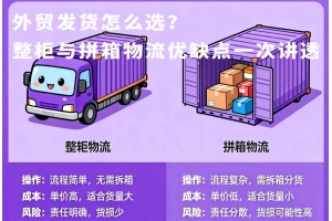 外貿發(fā)貨怎么選？整柜與拼箱物流優(yōu)缺點一次講透